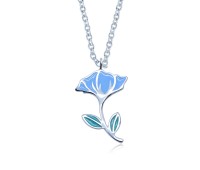 Lightly Flower Silver Necklace SPE-3366 (CO15+CO22)